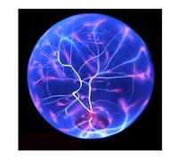 AXTMR Lampada a Sfera al Plasma Gigante Blu Unisex, Palla statica Che può Essere Toccata e controllata dal Suono, Globo al Plasma Magico a induzione scientifica,touch10.5in,Size