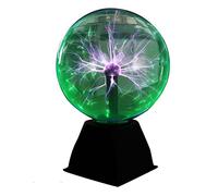 AXTMR Lampada a Sfera al Plasma Gigante Verde Unisex,Palla al Plasma Lampada può Essere Toccata e controllata dal Suono,Globo al Plasma Magico a induzione scientifica,touch10.5,Size