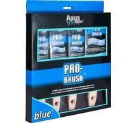 Axus Decor 4pce Sintetico pro-Brush Pennello Set 2.5x3.8cm,5.1x5.1cm & 2.5x7.6cm