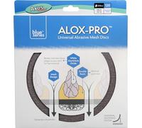 Axus Decor Alox-Pro - Dischi abrasivi universali a rete abrasiva con grana 120, cuscinetti orbitali rotondi con velcro, ideali per legno, pareti, metallo, plastica, confezione da 10, 225 mm