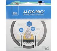 Axus Decor Alox-Pro - Dischi abrasivi universali a rete abrasiva, grana 180, cuscinetti orbitali rotondi con velcro, ideali per legno, pareti, metallo, plastica, confezione da 10, 225 mm