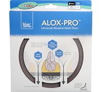 Axus Decor Alox-Pro - Dischi abrasivi universali per levigatrice a rete abrasiva, grana 150, cuscinetti orbitali rotondi, ideali per legno, pareti, metallo, plastica, confezione da 10, 225 mm