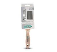 Axus Décor - Pennello Immaculate per rifinitura, 7,5 cm, colore: Grigio