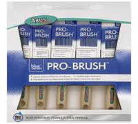 Axus Decor Pro-Brush Set Pennelli Da Pittura 5 Pezzi Blu (3x2" / 2x1,5")