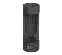 AXVOLA Chiave a bussola per dadi, inserto per dadi a molla, utensile in ferro compatto per la rimozione di dadi di sicurezza su ammortizzatori (21 mm)