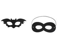 Axvxby Maschera da pipistrello, Maschera di carnevale Maschera da bandito Accessori gotici Adatto per feste in costume Carnevale Halloween Cosplay Masquerade