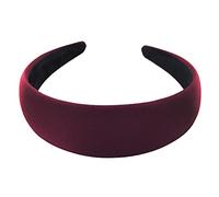 axy Cerchietto ampio con tessuto imbottito Candy Colours - Splendida fascia per capelli da donna HRK2A (rosso vinaccia)