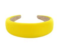 axy Cerchietto ampio con tessuto imbottito Candy Colours - Splendida fascia per capelli HRK2A (giallo)