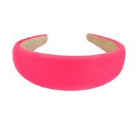 axy Cerchietto ampio con tessuto imbottito Candy Colours - Splendida fascia per capelli HRK2A (rosa fluo)