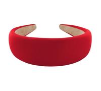 axy Cerchietto ampio con tessuto imbottito Candy Colours - Splendida fascia per capelli HRK2A (rosso)