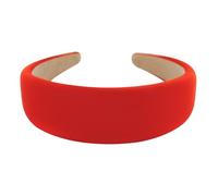 axy Cerchietto ampio con tessuto imbottito Candy Colours - Splendida fascia per capelli HRK2A (rosso arancio)