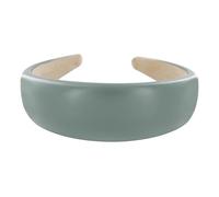 axy Cerchietto ampio in similpelle per capelli, da donna, accessorio per capelli, HR27CL (verde)