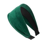 axy Cerchietto largo con flanella leggera da donna, splendida fascia per capelli HR10A (verde)