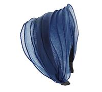 axy Cerchietto largo dal design alla moda, stile vintage, accessorio per capelli da donna HRM2 (blu)