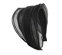 axy Cerchietto largo dal design alla moda, stile vintage, accessorio per capelli da donna HRM2 (nero)