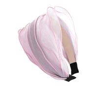 axy Cerchietto largo dal design alla moda, stile vintage, accessorio per capelli da donna HRM2 (rosa lilla)