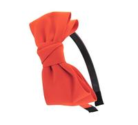 axy Cerchietto per capelli con grande fiocco, 14 cm x 7 cm, splendida fascia per capelli HRS3 (arancione)