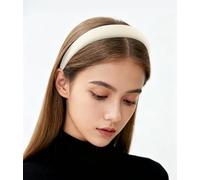 axy Cerchietto per capelli con tessuto imbottito - Splendida fascia per capelli HRK7C (bianco crema)