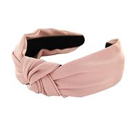 axy Cerchietto per capelli in tessuto con nodo, vintage, per capelli HR35 (rosa)