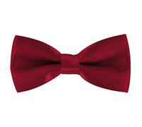 Axy KFLI1 - Papillon regolabile per bambini, già legato, per cresima rosso rosso vivo