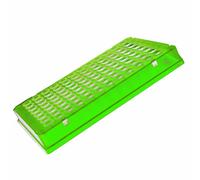 Axygen P-96-450R-G Deep Well - Micropiastra per dosaggio da 96 pozzetti x 500 microlitri con pozzetti a fondo rotondo, PP verde (1 caso: 10 piatti/unità; 5 unità/custodia)