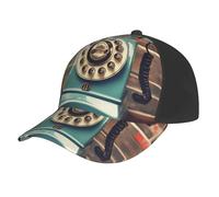 axzttupy England UK Retro London Telephones Print Baseball Cap Fashion Sun Hat Outdoor Activities Multi-Season Use Easy Carry Unisex