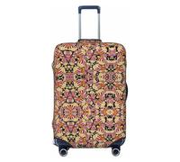 axzttupy La grande copertura per valigia con stampa di popcorn si adatta a quasi tutti i bagagli Protezione personalizzata per bagagli da viaggio, Nero, XL, Nero, XL