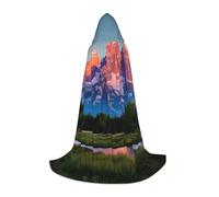 axzttupy Mantello con cappuccio con stampa del Parco Nazionale Grand Teton per carnevale, Halloween e feste a tema, comodo mantello