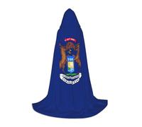 axzttupy Michigan State Flag Print - Mantello unisex con cappuccio, per Natale, carnevale, Halloween, cosplay