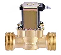 AXZWCEIGZ Valvola 3/4" DC24V Elettrovalvola Magnetica normalmente in Ottone elettrica for Strumento di Controllo dell'Acqua(220v,0.5 inch)