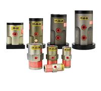 AXZWCEIGZ Vibratore Pneumatico a pistone FP-80-M con oscillatore a Piastra flangiata Martello Oscillazione dell'alimentatore in Lega di Alluminio 1 Pezzo