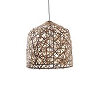 AY ILLUMINATE lampada a sospensione BLACK BIRD'S NEST in bamboo