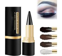 Ay-ky Long Wear Gel Eyeliner - Black Brown Silver Gray Gel Eyeliner Pencil,Long Wear Gel Eyeliner,Smooth Matte Coffee Eye-liner Pencil Tattoo Eyeliner Pen Makeup Eye-liners (04#)
