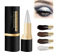 Ay-ky Long Wear Gel Eyeliner - Black Brown Silver Gray Gel Eyeliner Pencil,Long Wear Gel Eyeliner,Smooth Matte Coffee Eye-liner Pencil Tattoo Eyeliner Pen Makeup Eye-liners (01#)