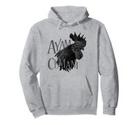 Ayam Cemani - Gallo - Polli Felpa con Cappuccio