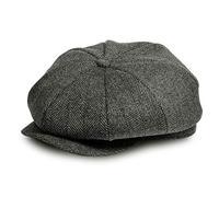AYAMAYA Cappellino da Neonato Gatsby Baker Boy Cappellino Piatto in Tweed Regolabile Shelby Caps per Uomini e Donne