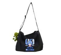 Ayanami Rei - Borsa sportiva da palestra Asuka Langley Soryu, borsa da viaggio per fine settimana e pernottamento, borsa a tracolla cilindrica, Ayanami Rei Nero, 30*20*20CM