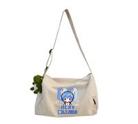 Ayanami Rei - Borsa sportiva da palestra Asuka Langley Soryu, borsa da viaggio per fine settimana e pernottamento, borsa a tracolla cilindrica, Ayanami Rei Bianco, 30*20*20CM