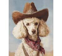 AYAOYANGGO Animale Tappeto Annodato Da Realizzare Cane Con Il Cappello Kit Per La Creazione Di Tappeti，Kits Per Ricamo A Punto Croce，Lavori Di Cucito Per L'Arredamento Della Casa 31x63in