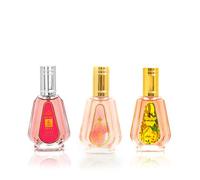 AYAT PERFUMES - Cofanetto 3 profumi - Eau de Parfum Musk Areej, Cotton Velvet & Le Jasmine - 3x50ml - Unisex & Donna - Profumo orientale di Dubai - Lunga durata - Idea regalo
