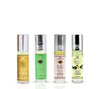 Ayat Perfumes - Cofanetto 4 oli profumati da 6 ml - Choco Musk Vanilla, Pistachio, Marshmallow & Cup Cake - Profumo di Dubai - Misto - Lunga durata