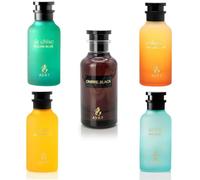 AYAT PERFUMES - Cofanetto 5 profumi - Eau de Parfum Ombre Black, Ocean Blue, L'Eternità, Dreaming & The Seashore - 5 x 100 ml - Misto - Profumo Orientale di Dubai - Lunga durata