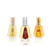AYAT PERFUMES - Cofanetto 3 profumi - Eau de Parfum Musk Gold, Bakhour & Opulent - 3 x 50 ml - Unisex & Donna - Profumo Orientale di Dubai - Lunga durata - Idea Regalo