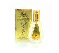 Eau de Parfum Arab in Spray 50 ml da donna Made in Dubai Profumo Oriantale (Musk Gold)