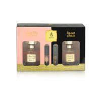 Cofanetto profumo JUMRAH & Yana Pink 100 ml Made in Dubai con note di spezie, ambra, vaniglia, cannella e legnosa, perfetto per donne e uomini (cofanetto Yana Pink & Jumrah)