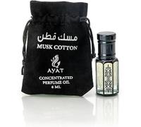 AYAT PERFUMES Musk Cotton Profumo Olio Profumo Orientale, 6 ml, Profumo Orientale Arabo | Lunga durata | Muschio Halal senza alcool prodotto a Dubai, per uomini e donne, Musk Black