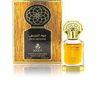 Ayat Perfumes - Olio di profumo 12 ml - Estratto di profumo analcolico, muschio di alta qualità, unisex, orientale, arabo, oud, naturale, ambra - profumo di dubai (Oud Intensee)