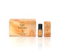 AYAT PERFUMES - Set di 12 muschi oli profumati SAHARA Attar profumo Halal & Vegan 3 ml senza alcool - profumo arabiano orientale per donna e uomo a lunga durata - prodotto a Dubai