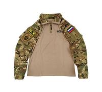 AYAY Giubbotto tattico russo, FSB militare russo KGB G3 Tactical Team Suit Giacca a maniche lunghe da uomo (CP Camo)