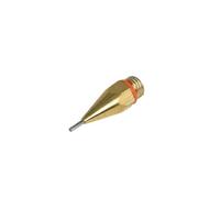 AYAZER Pistola per colla a caldo ugello in rame ugello di diametro piccolo 1,0 x 40 mm diametro apertura 1 mm con chiave a ugello, 3 pezzi/lotto (dimensioni: 1,0-40 mm 1 pezzo)